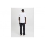 Jack And Jones Ανδρικό Κοντομάνικο T-Shirt Λευκό