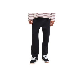 Jack And Jones Jpstkane Bradley Relaxed Fit Παντελόνι Φόρμας Ανδρικό (12279134 BLACK)