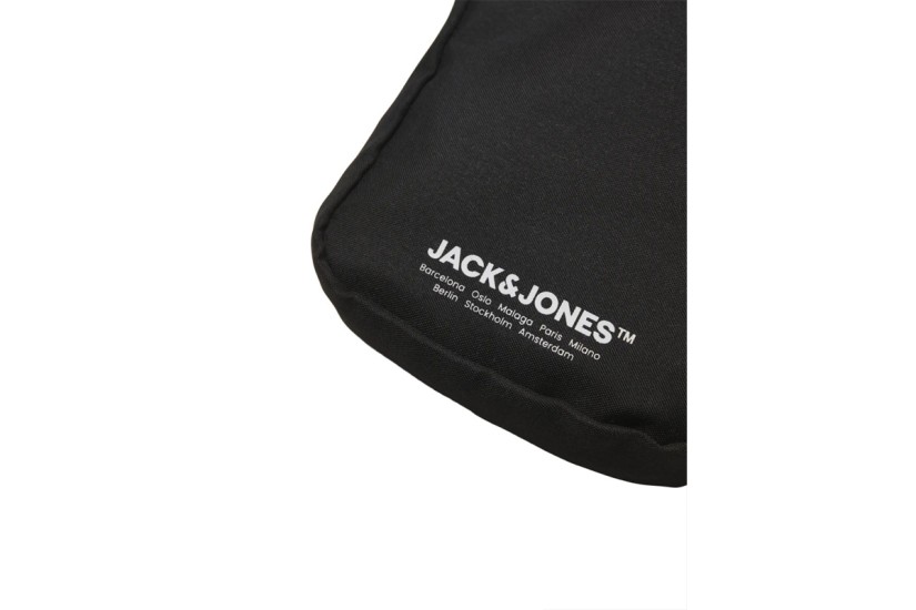 Jack And Jones Jacteak Ανδρικό Τσαντάκι Χιαστί - Ώμου Μαύρο 