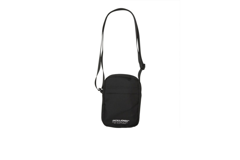 Jack And Jones Jacteak Ανδρικό Τσαντάκι Χιαστί - Ώμου Μαύρο 