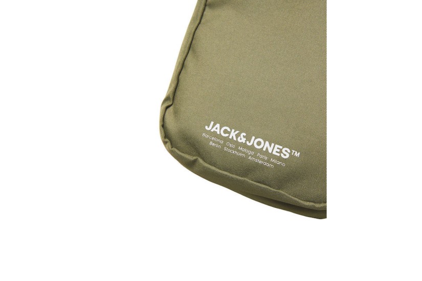 Jack And Jones Jacteak Ανδρικό Τσαντάκι Χιαστί - Ώμου Χακί
