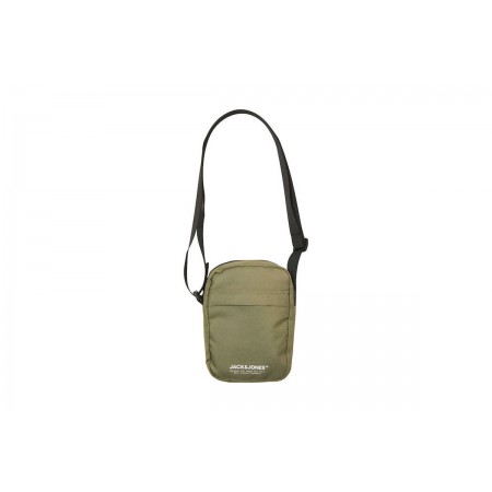 Jack And Jones Jacteak Ανδρικό Τσαντάκι Χιαστί - Ώμου Χακί