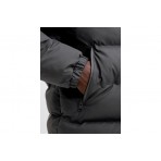 Jack And Jones Ανδρικό Μπουφάν Puffer με Κουκούλα Μαύρο