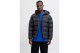 Jack And Jones Ανδρικό Μπουφάν Puffer με Κουκούλα Μαύρο