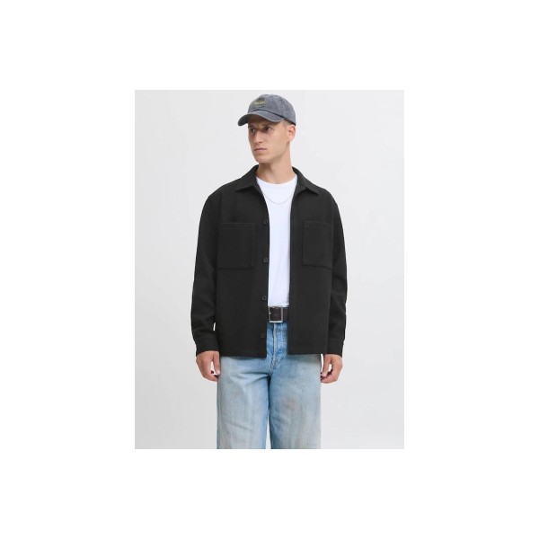 Jack And Jones Jjjerry Overshirt Πουκάμισο Μακρυμάνικο Ανδρικό (12280522 BLACK)