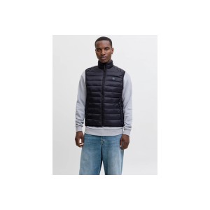 Jack And Jones Jjebradley Light Μπουφάν Αμάνικο Ανδρικό (12280973 BLACK)