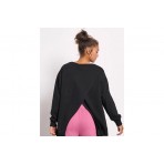 Body Talk Γυναικεία Μακρυμάνικη Μπλούζα με Λαιμόκοψη Μαύρη