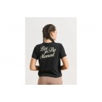 Body Talk Γυναικείο Κοντομάνικο T-Shirt Μαύρο
