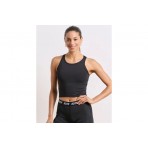 Body Talk Γυναικείο Αμάνικο Crop Top Μαύρο
