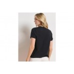 Body Talk Γυναικείο Κοντομάνικο T-Shirt Μαύρο