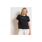 Body Talk Γυναικείο Κοντομάνικο T-Shirt Μαύρο
