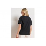 Body Talk Γυναικείο Κοντομάνικο T-Shirt Μαύρο
