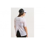 Body Talk Γυναικείο Κρουαζέ Κοντομάνικο T-Shirt Λευκό