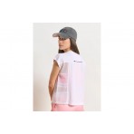 Body Talk Mesh Γυναικείο Κοντομάνικο T-Shirt Λευκό