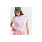 Body Talk Mesh Γυναικείο Κοντομάνικο T-Shirt Λευκό