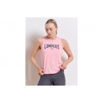 Body Talk LUMINOUS Γυναικεία Κρουαζέ Αμάνικη Μπλούζα Ροζ