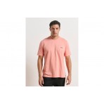 Body Talk Ανδρικό Κοντομάνικο T-Shirt Σομόν