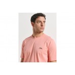 Body Talk Ανδρικό Κοντομάνικο T-Shirt Σομόν