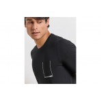 Body Talk Ανδρικό Κοντομάνικο T-Shirt Μαύρο
