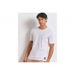 Body Talk Ανδρικό Κοντομάνικο T-Shirt Λευκό