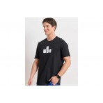Body Talk Ανδρικό Κοντομάνικο T-Shirt Μαύρο