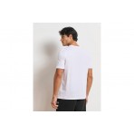 Body Talk Ανδρικό Κοντομάνικο T-Shirt Λευκό