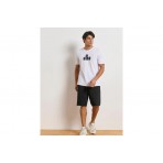 Body Talk Ανδρικό Κοντομάνικο T-Shirt Λευκό