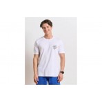 Body Talk Ανδρικό Κοντομάνικο T-Shirt Λευκό