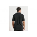 Body Talk Polo Ανδρικό Κοντομάνικο T-Shirt Μαύρο