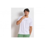 Body Talk Ανδρικό Κοντομάνικο T-Shirt Λευκό