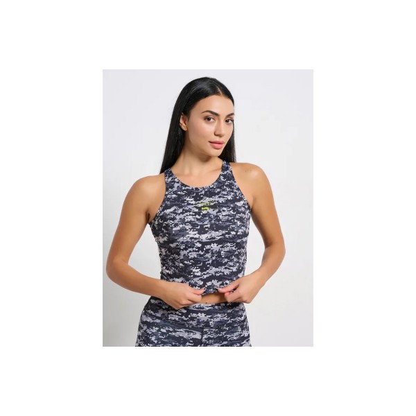 Body Talk Gym Crop Top Αμάνικο Γυναικείο (1252-903220-00100)