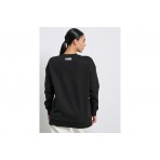 Body Talk Γυναικεία Μακρυμάνικη Μπλούζα με Λαιμόκοψη Μαύρη