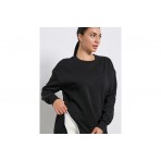 Body Talk Γυναικεία Μακρυμάνικη Μπλούζα με Λαιμόκοψη Μαύρη