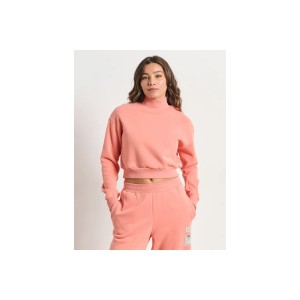 Body Talk Fuzzy Μπλούζα Με Ψηλό Λαιμό Γυναικεία (1252-907020-00302)