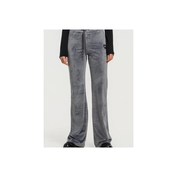Body Talk Row Jazz Velour Παντελόνι Φόρμας Γυναικείο (1252-909100-00503)