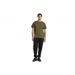 Body Talk Ανδρικό Κοντομάνικο T-Shirt Χακί