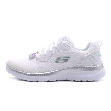 Skechers Bountiful Flex Appeal 3.0 Σνίκερς Λευκά, Ασημί