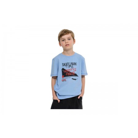 Body Talk Skateboard Time Παιδικό Κοντομάνικο T-Shirt Γαλάζιο