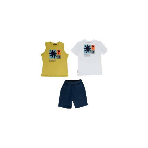 Body Talk Σετ T-Shirt-Αμάνικο-Βερμούδα 3-Τεμάχια (1261-755099-98800)
