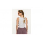 Body Talk Γυναικείο Αμάνικο Crop Top Λευκό