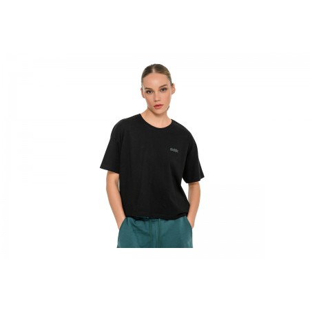 Body Talk Loose Fit Cropped T-Shirt Γυναικείο 