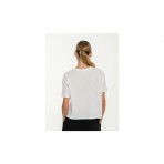 Body Talk Γυναικείο Κοντομάνικο T-Shirt Λευκό