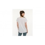 Body Talk Γυναικείο Κοντομάνικο T-Shirt Λευκό