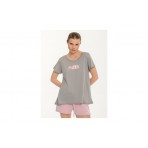 Body Talk Γυναικείο Κοντομάνικο T-Shirt Γκρι