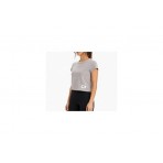 Body Talk Γυναικείο Κοντομάνικο T-Shirt Γκρι