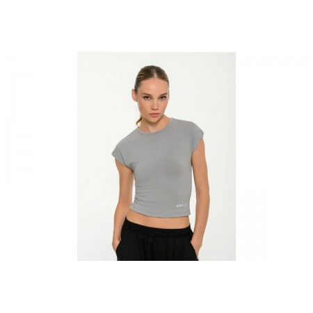 Body Talk Modal Blend Crop Top Κοντομάνικο Γυναικείο 