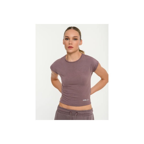 Body Talk Modal Blend Crop Top Κοντομάνικο Γυναικείο (1261-907528-00958)