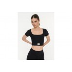 Body Talk Crop Top Κοντομάνικο Γυναικείο (1261-908124-00100)