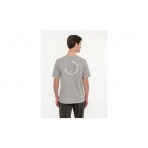 Body Talk Ανδρικό Κοντομάνικο T-Shirt Γκρι