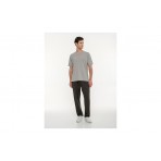 Body Talk Ανδρικό Κοντομάνικο T-Shirt Γκρι